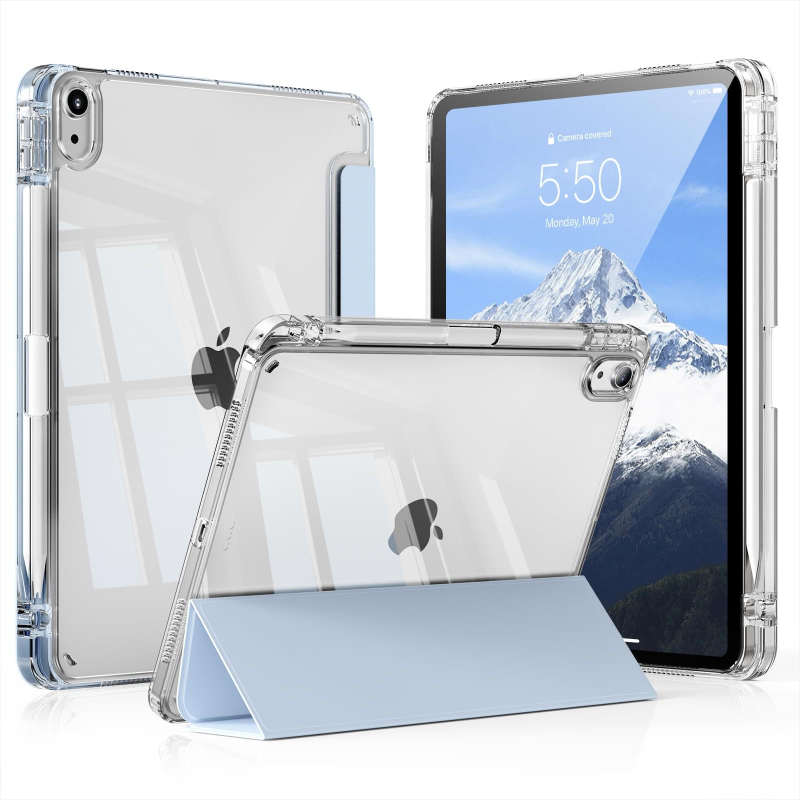 Θήκη προστασίας για iPad Pro 11 ιντσών με θήκη για γραφίδα, ακρυλική, ανθεκτική στις πτώσεις, απαγωγή θερμότητας, μαγνητικό κλείσιμο, τεχνολογία ζεστού κάμματος