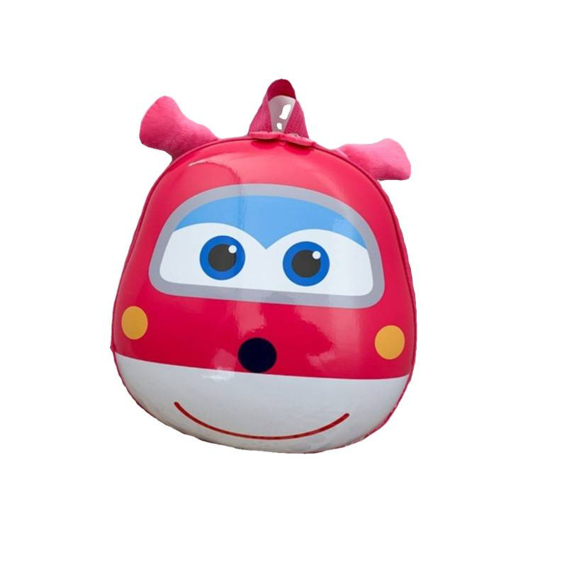 Super Wings mokyklinė kuprinė vaikams | PU medžiaga, karikatūrų raštas, berniukams, 1–2 klasei, mokyklai