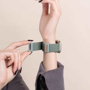 Найлоново преплетена каишка за Apple Watch с магнитно закопчаване, съвместима с Apple Watch S10, iWatch9 и Apple Watch8, прост стил, персонализирани интерфейсни размери