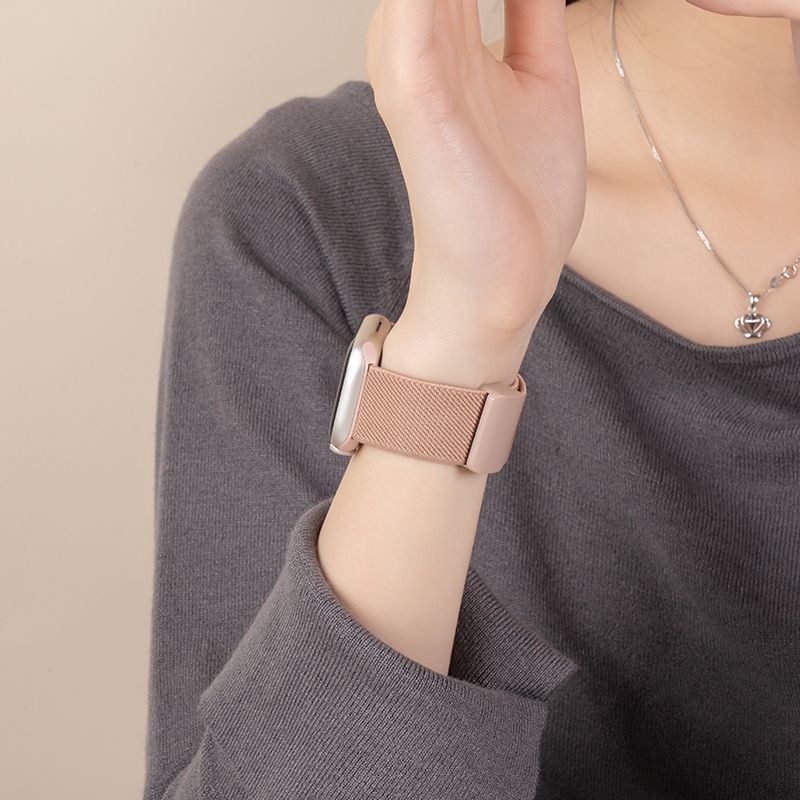 Найлоново преплетена каишка за Apple Watch с магнитно закопчаване, съвместима с Apple Watch S10, iWatch9 и Apple Watch8, прост стил, персонализирани интерфейсни размери