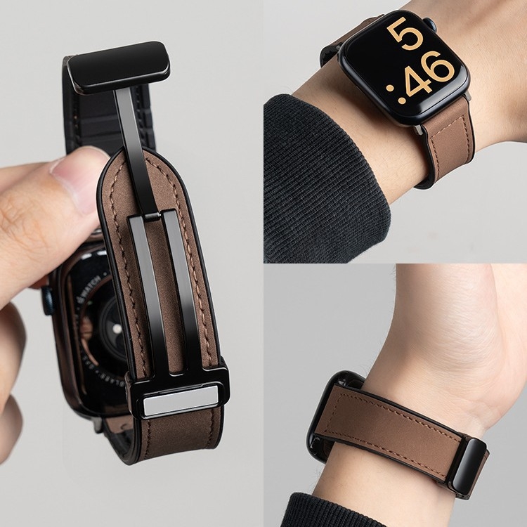 Gold One silikónový remienok na Apple Watch, magnetická pracka, vzor Crazy Horse