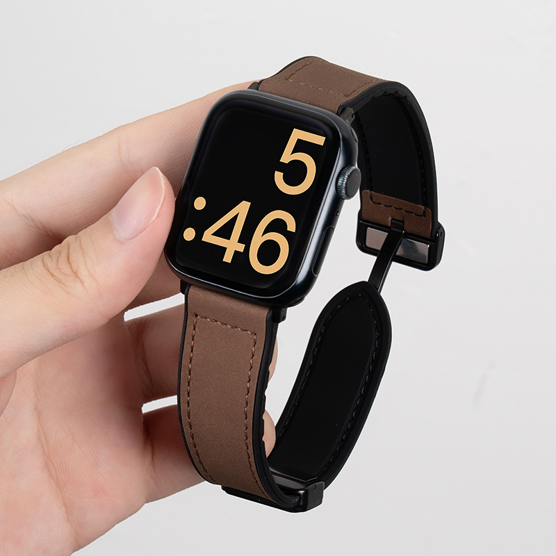 Gold One silikónový remienok na Apple Watch, magnetická pracka, vzor Crazy Horse