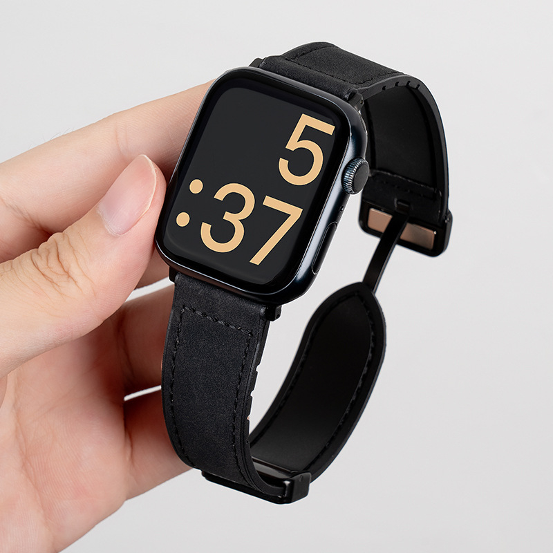 Gold One silikónový remienok na Apple Watch, magnetická pracka, vzor Crazy Horse