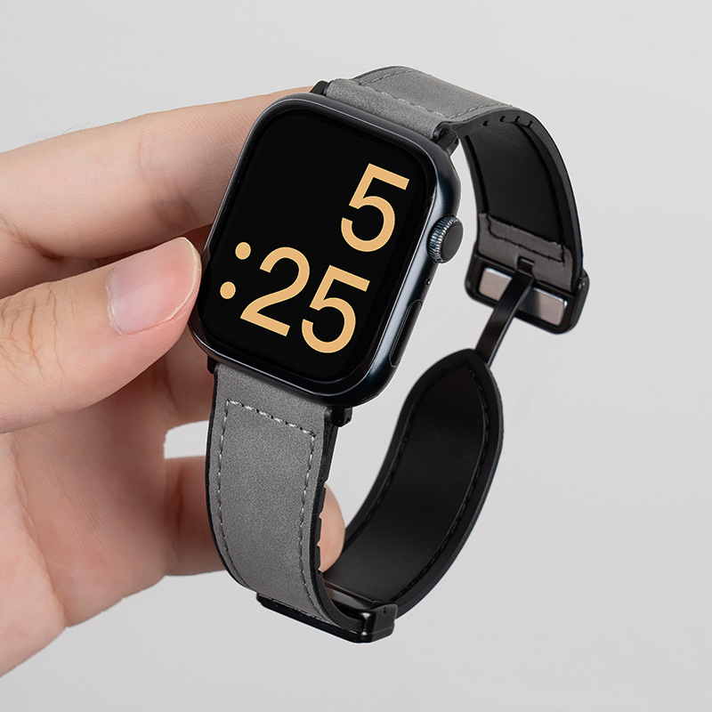 Gold One silikónový remienok na Apple Watch, magnetická pracka, vzor Crazy Horse