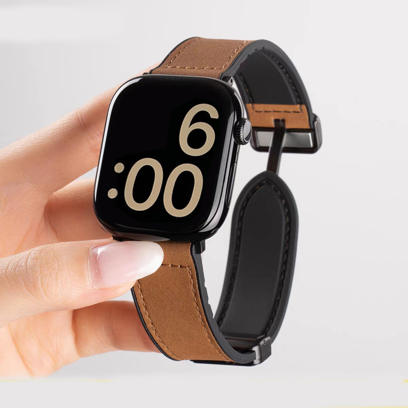 Gold One silikónový remienok na Apple Watch, magnetická pracka, vzor Crazy Horse