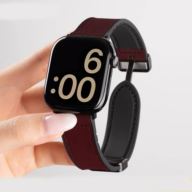 Gold One silikónový remienok na Apple Watch, magnetická pracka, vzor Crazy Horse