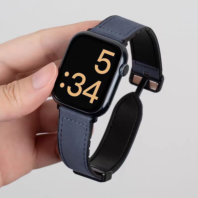Gold One silikónový remienok na Apple Watch, magnetická pracka, vzor Crazy Horse
