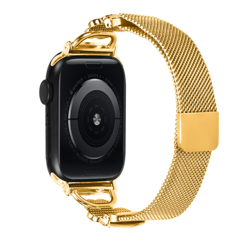 Magnetski remen u Milan stilu za Apple Watch, kompatibilan sa serijama 1–11, s motivom srca i trodjelne djeteline.