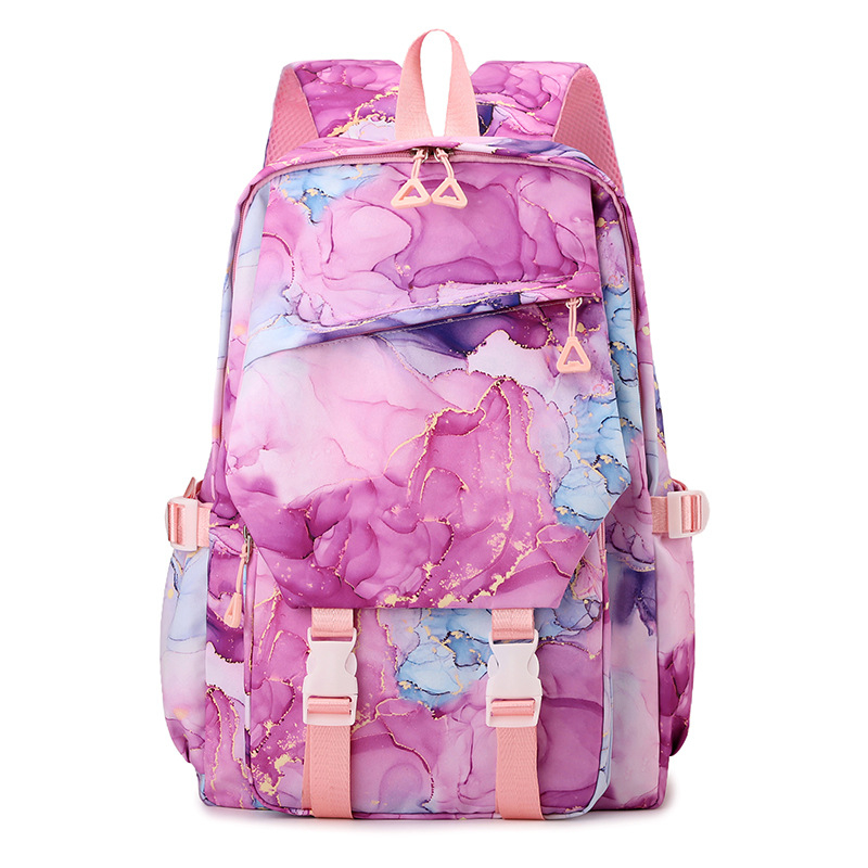 Ghiozdan școlar în stil japonez pentru liceu, unisex, din Oxford, respirabil, impermeabil, cu bretele cu perne de aer, culoare solidă.