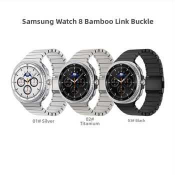 Narukvica za sat od titan čelične legure s magnetnim kopčom, kompatibilna s Apple Watch i Samsung Ultra.