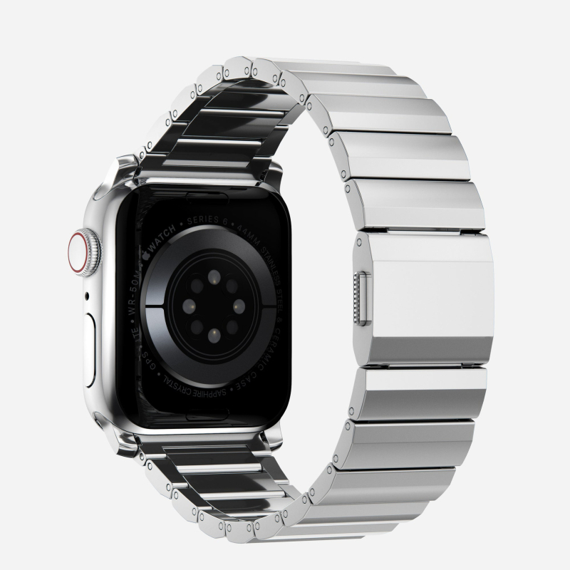 Narukvica za sat od titan čelične legure s magnetnim kopčom, kompatibilna s Apple Watch i Samsung Ultra.