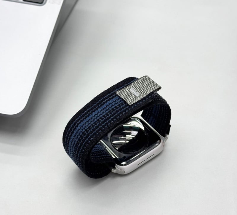 Remienok pre Apple Watch z nylonového pletenia s Velcro sponou, kód Wild Energy Loop Velcro, kompatibilný s Apple Watch, prispôsobiteľné rozmery rozhrania