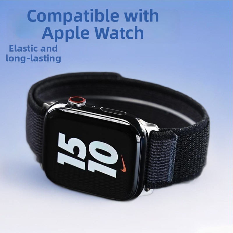 Remienok pre Apple Watch z nylonového pletenia s Velcro sponou, kód Wild Energy Loop Velcro, kompatibilný s Apple Watch, prispôsobiteľné rozmery rozhrania