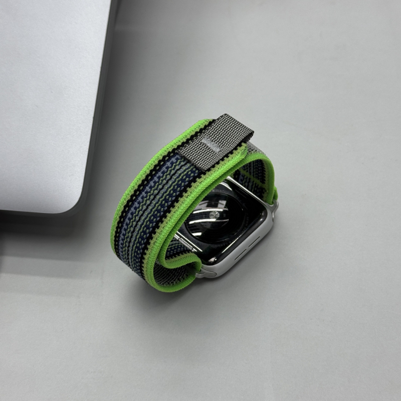 Remienok pre Apple Watch z nylonového pletenia s Velcro sponou, kód Wild Energy Loop Velcro, kompatibilný s Apple Watch, prispôsobiteľné rozmery rozhrania