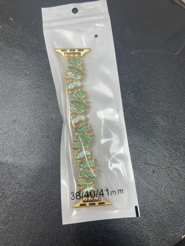 Пеперудена метална каишка за Apple Watch — метална конструкция, закопчаване с едно преминаване, персонализирани размери на интерфейса, стилна