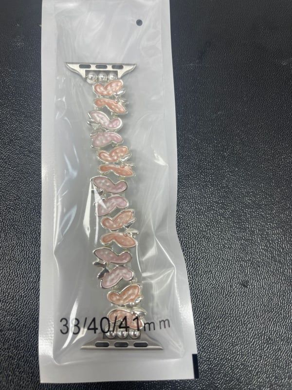 Пеперудена метална каишка за Apple Watch — метална конструкция, закопчаване с едно преминаване, персонализирани размери на интерфейса, стилна