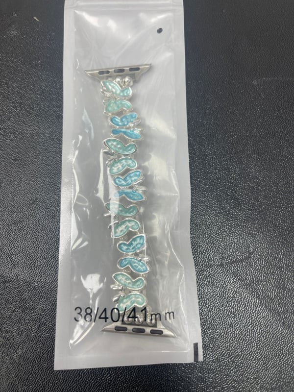 Пеперудена метална каишка за Apple Watch — метална конструкция, закопчаване с едно преминаване, персонализирани размери на интерфейса, стилна