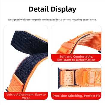 Bratara pentru Apple Watch cu sfoară împletită, buclă respirabilă, unisex – Jiada Brand, Stil sportiv