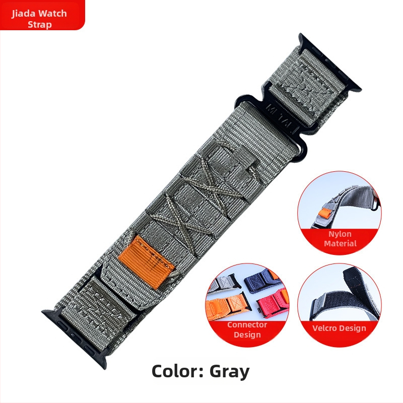 Bratara pentru Apple Watch cu sfoară împletită, buclă respirabilă, unisex – Jiada Brand, Stil sportiv