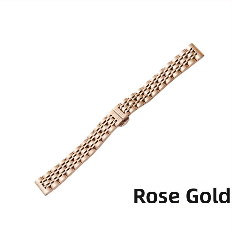 Apple Watch неръждаема стомана каишка с пеперудна катарама, седемзвено звено, тънък модел