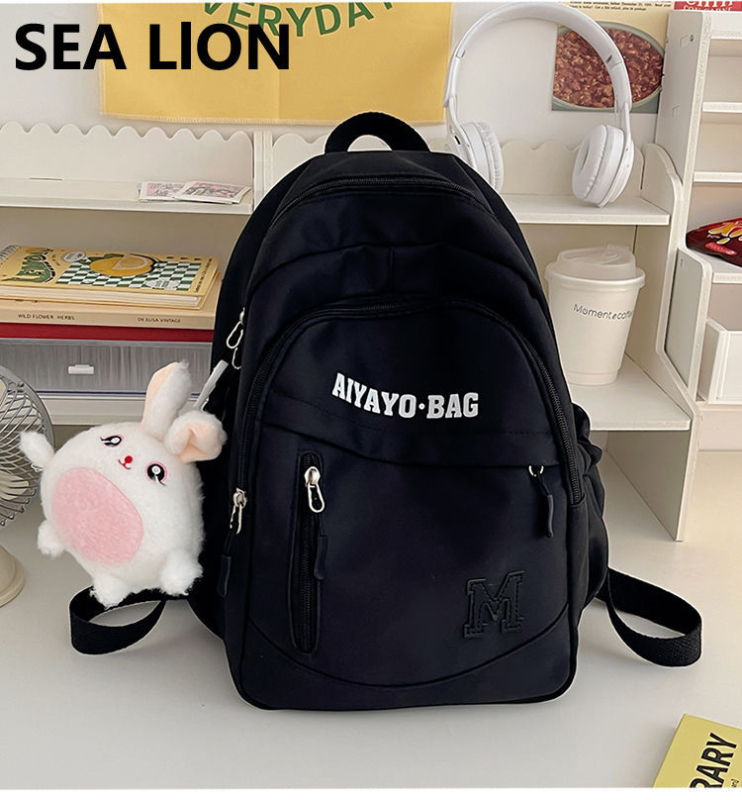 Mergaičių mokymosi ir kelionėse kuprinė, skirta 1–2 klasei, iš poliesterio, tinkama mokyklai ir išvykoms