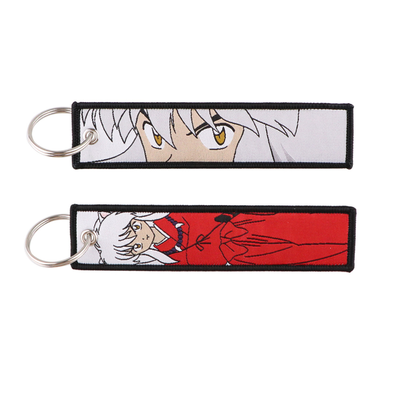 Ključni lanac s kaišem: Inuyasha crtani, od platna, viseći ukras