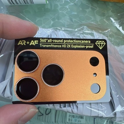 iPhone 17 Pro Max objektīva plēve no kalēta stikla, HD, putekļu izturīga, pret pirkstu nospiedumiem, pret kritieniem