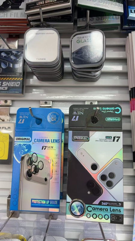 iPhone 17 Pro Max objektīva plēve no kalēta stikla, HD, putekļu izturīga, pret pirkstu nospiedumiem, pret kritieniem