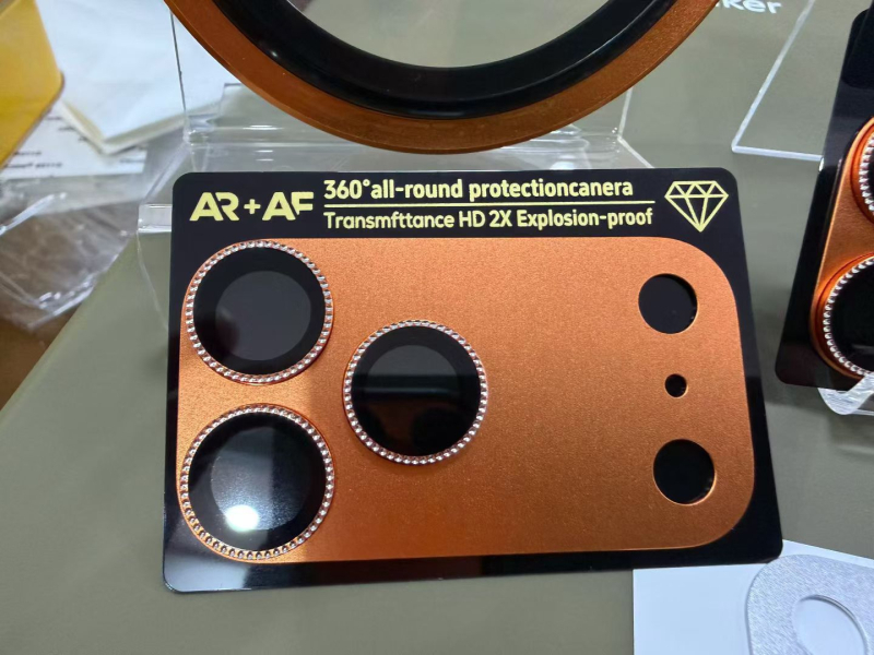 iPhone 17 Pro Max objektīva plēve no kalēta stikla, HD, putekļu izturīga, pret pirkstu nospiedumiem, pret kritieniem