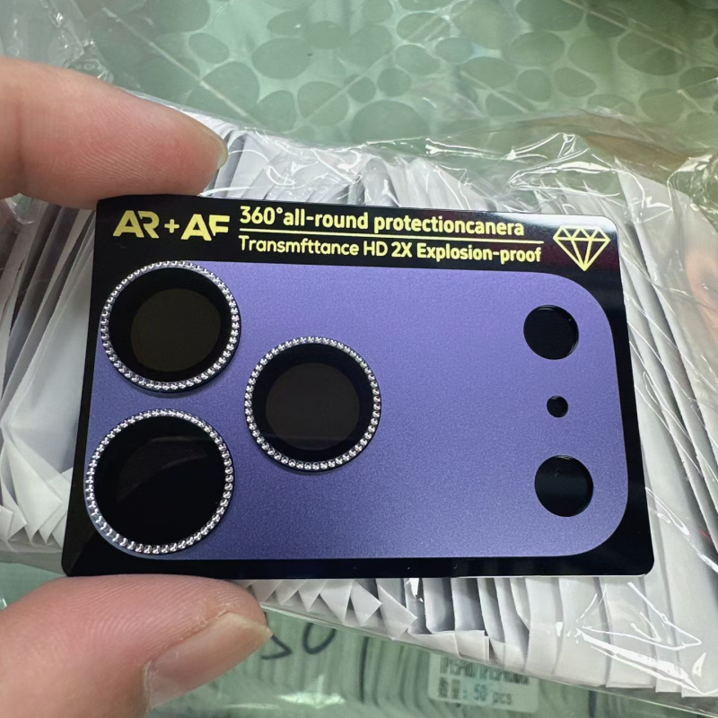 iPhone 17 Pro Max objektīva plēve no kalēta stikla, HD, putekļu izturīga, pret pirkstu nospiedumiem, pret kritieniem