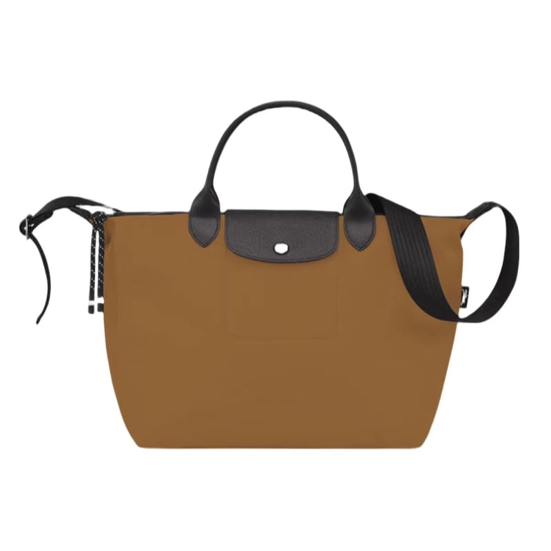 Geantă Tote Dumpling cu capac – piele naturală, formă gălușă, deschidere cu capac, buzunar intern pentru documente