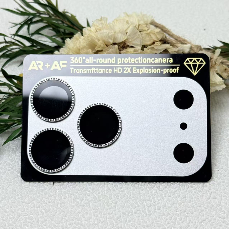 iPhone 17 Pro Max objektīva plēve — alumīnija sakausējums, pretatspīdīgs, pret skrāpējumiem, pilns ekrāna pārklājums