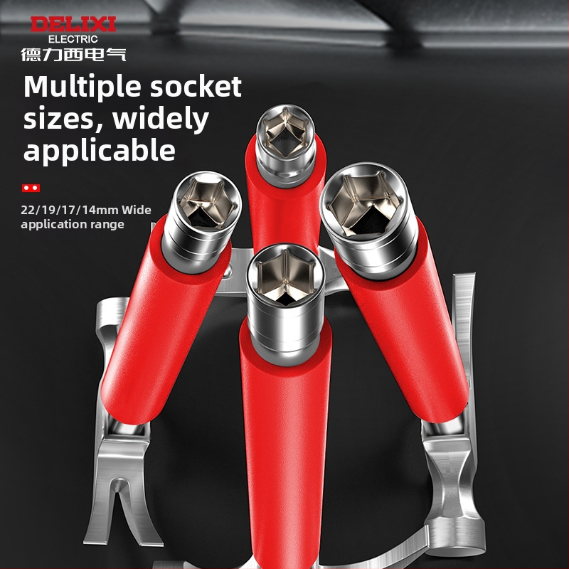 Delixi Electric Claw Hammer с глава от високовъглеродна стомана, експлозийно-устойчив и ударо-устойчив, дължина 315 мм