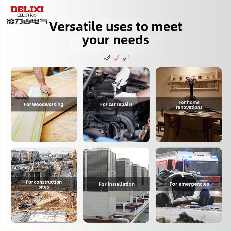 Delixi Electric Claw Hammer с глава от високовъглеродна стомана, експлозийно-устойчив и ударо-устойчив, дължина 315 мм