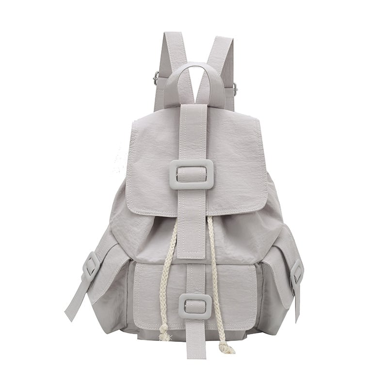 Rucsac din nailon pentru femei, stil urban minimalist, compatibil cu laptop 13 inch, sistem de purtare cu curea curbată, respirabil, capacitate sub 20 L