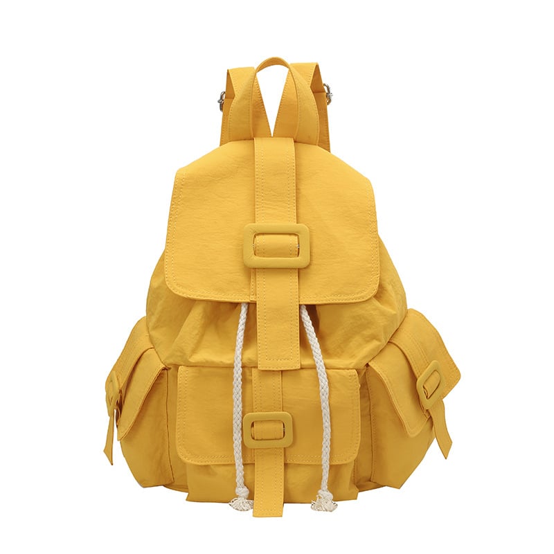 Rucsac din nailon pentru femei, stil urban minimalist, compatibil cu laptop 13 inch, sistem de purtare cu curea curbată, respirabil, capacitate sub 20 L