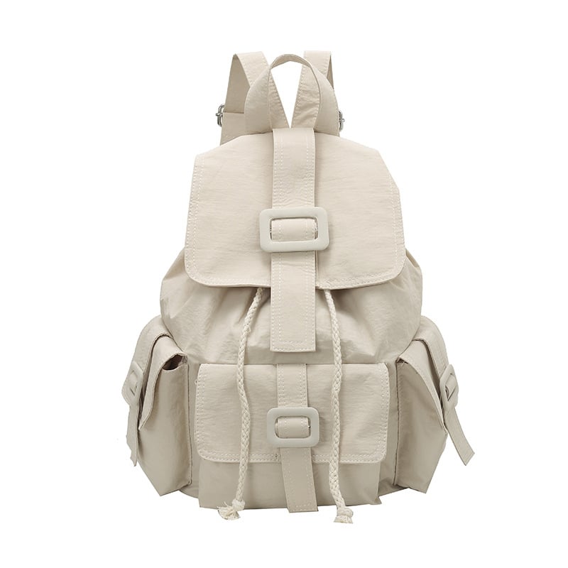 Rucsac din nailon pentru femei, stil urban minimalist, compatibil cu laptop 13 inch, sistem de purtare cu curea curbată, respirabil, capacitate sub 20 L