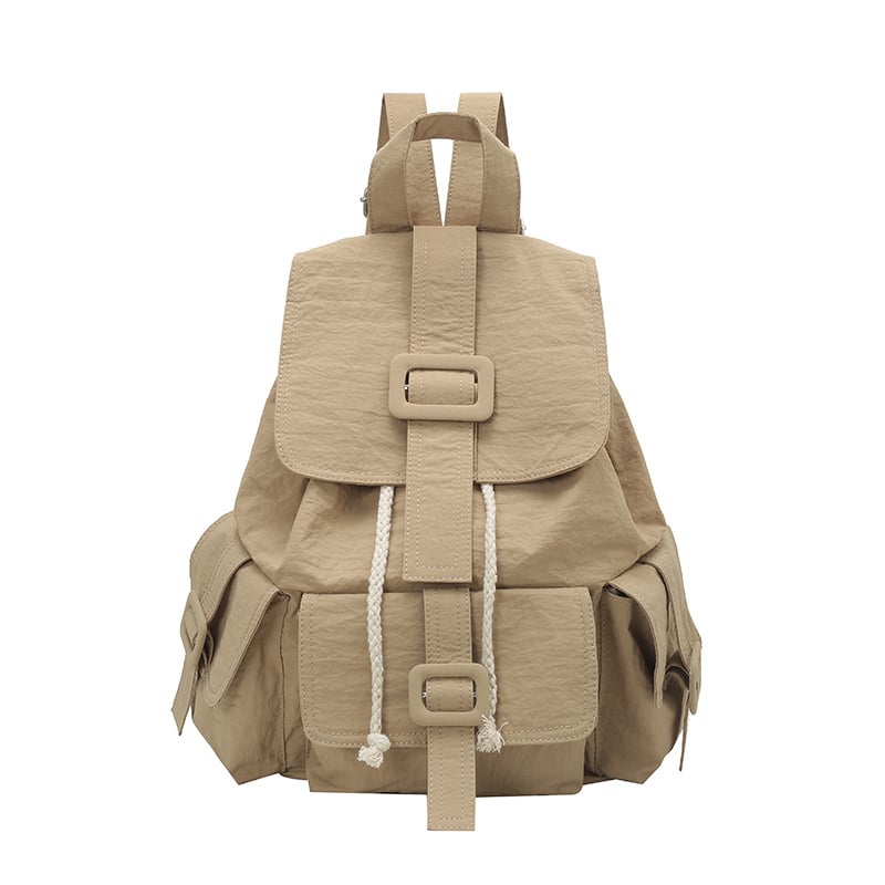 Rucsac din nailon pentru femei, stil urban minimalist, compatibil cu laptop 13 inch, sistem de purtare cu curea curbată, respirabil, capacitate sub 20 L