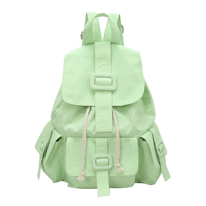 Rucsac din nailon pentru femei, stil urban minimalist, compatibil cu laptop 13 inch, sistem de purtare cu curea curbată, respirabil, capacitate sub 20 L