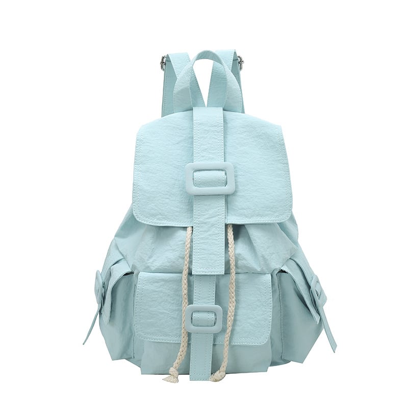 Rucsac din nailon pentru femei, stil urban minimalist, compatibil cu laptop 13 inch, sistem de purtare cu curea curbată, respirabil, capacitate sub 20 L