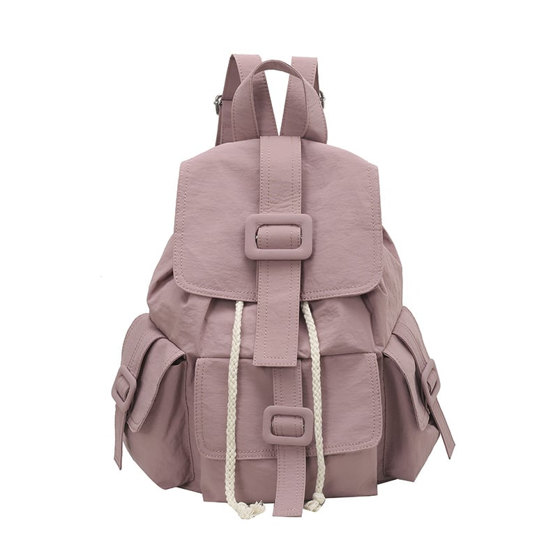 Rucsac din nailon pentru femei, stil urban minimalist, compatibil cu laptop 13 inch, sistem de purtare cu curea curbată, respirabil, capacitate sub 20 L