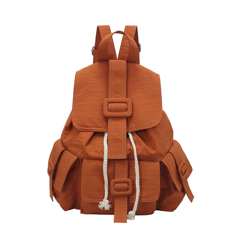 Rucsac din nailon pentru femei, stil urban minimalist, compatibil cu laptop 13 inch, sistem de purtare cu curea curbată, respirabil, capacitate sub 20 L