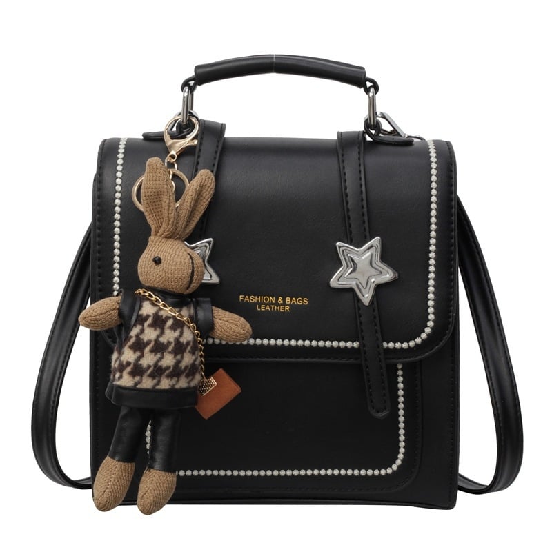 Rucsac dama din PU, stil urban minimalist, vară 2024, impermeabil, design tridimensional