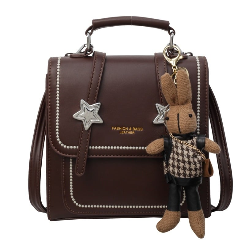 Rucsac dama din PU, stil urban minimalist, vară 2024, impermeabil, design tridimensional