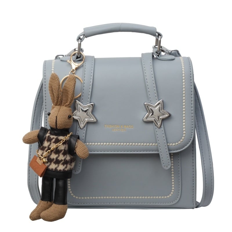 Rucsac dama din PU, stil urban minimalist, vară 2024, impermeabil, design tridimensional