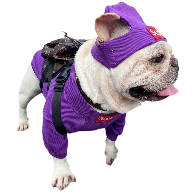 Set de haine pentru câini cu pălărie - Bumbac, Stil relaxat, Brand Hygge Pet