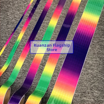 Elektriskā motocikla korpusa dekoratīvās uzlīmes ar krāsainām atstarotām lentēm — Zīmols: Unique, Materiāls: Other