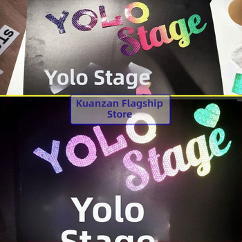 Elektriskā motocikla korpusa dekoratīvās uzlīmes ar krāsainām atstarotām lentēm — Zīmols: Unique, Materiāls: Other