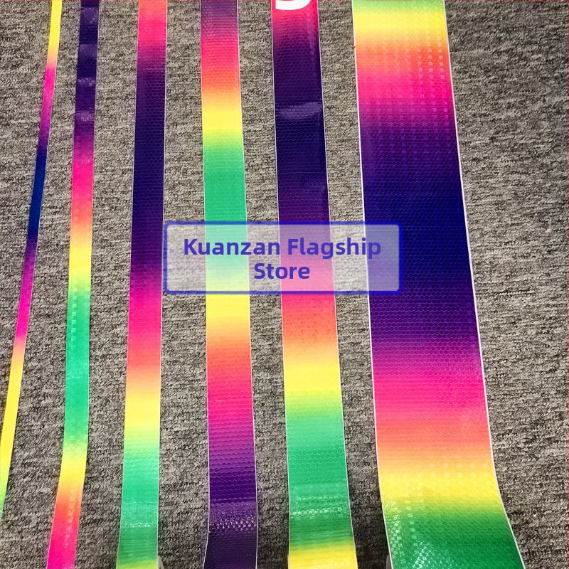 Elektriskā motocikla korpusa dekoratīvās uzlīmes ar krāsainām atstarotām lentēm — Zīmols: Unique, Materiāls: Other