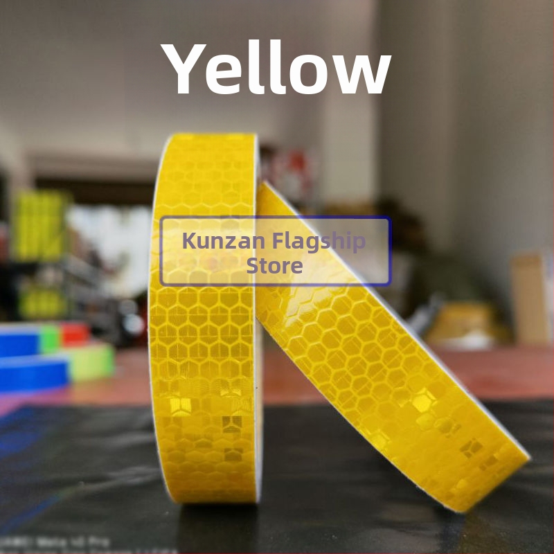 Elektriskā motocikla korpusa dekoratīvās uzlīmes ar krāsainām atstarotām lentēm — Zīmols: Unique, Materiāls: Other